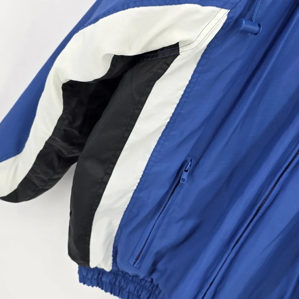Vintage Logo‎ 7 Kentucky Wildcats Blue Puffer Full Zip Hooded Jacket Men's Sz L